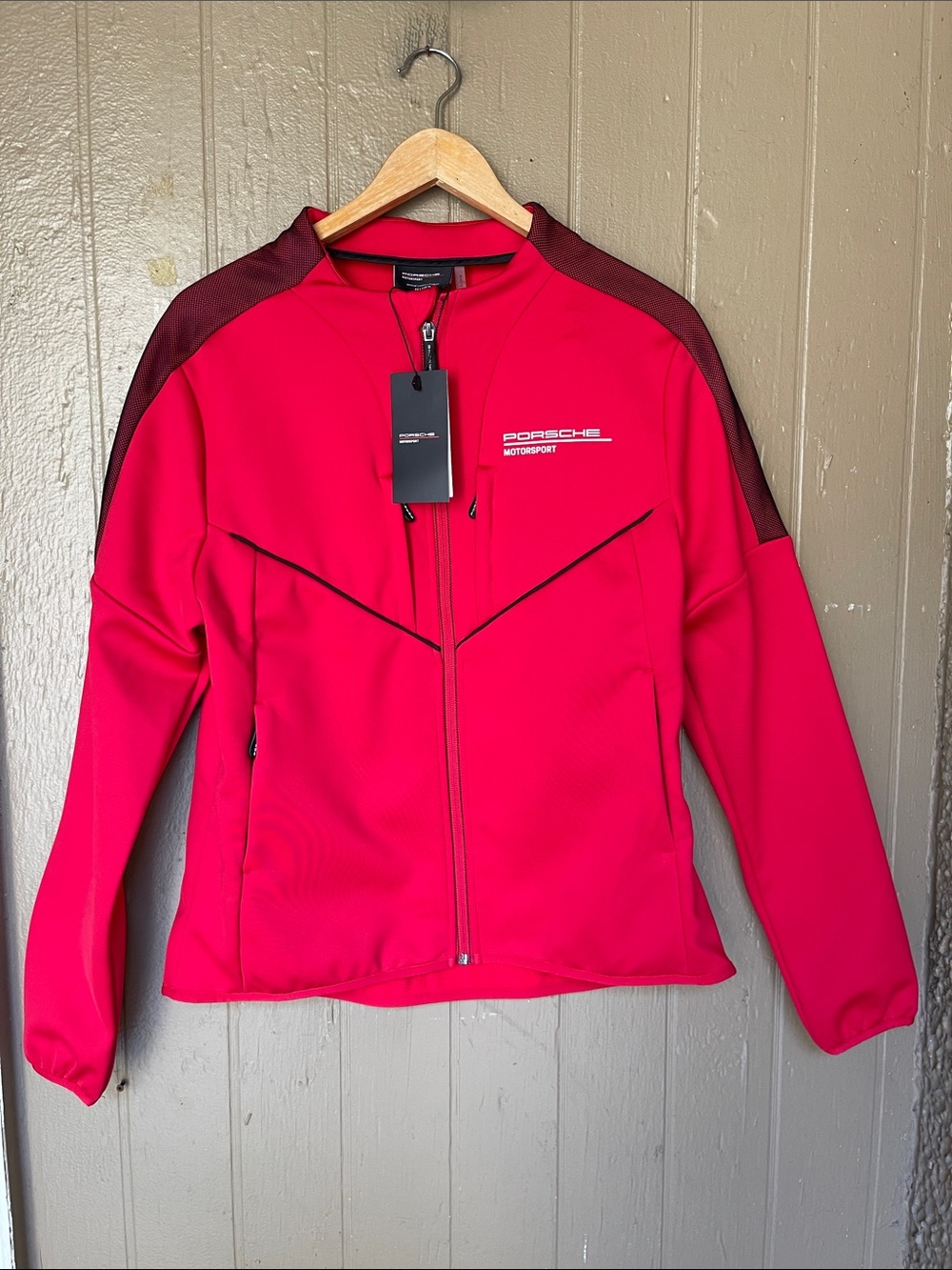 Porsche Motorsport Women's Red Softshell Jacket Size M